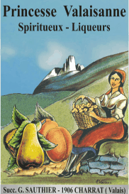 Logo Princesse Valaisanne Etiquette Princesse Valaisanne