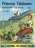 Gentiane eau-de-vie 42 % vol. 70 cl.