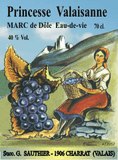 Marc de Dôle eau-de-vie 40 % vol. 70 cl.